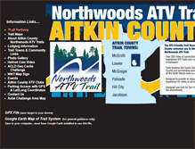 Tablet Screenshot of northwoodsatvtrail.com